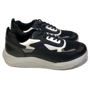 KINGSIDE Mens Sneakers Phillip Size 9 M Black
